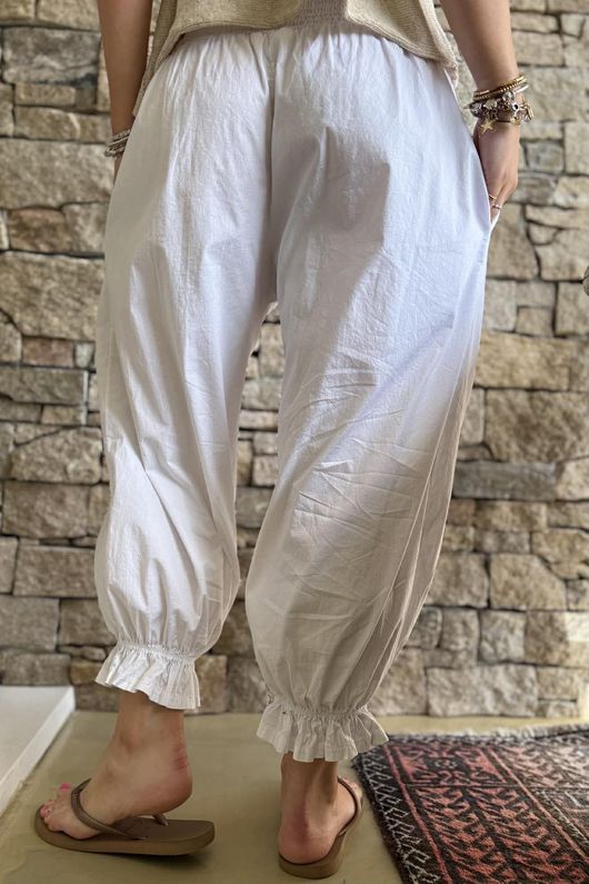 Paloma Bloomer Pant White